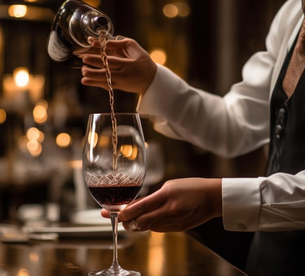 酒水倒酒，酒店服务礼仪的细节决定服务品质