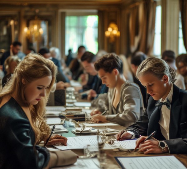 酒店服务礼仪试卷，礼仪考试中的智慧与技巧